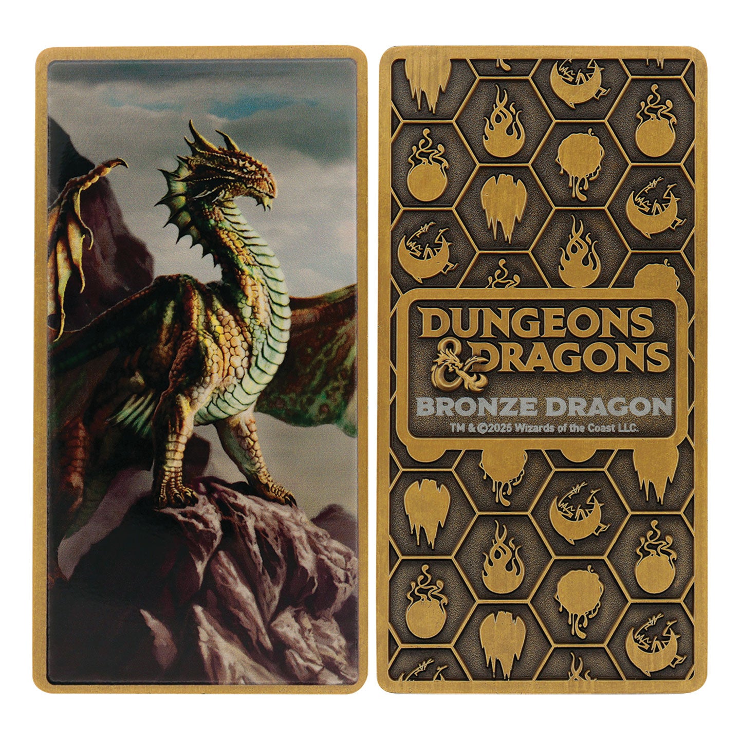Dungeons & Dragons – Metallic Dragons 5 Piece Ingot Set