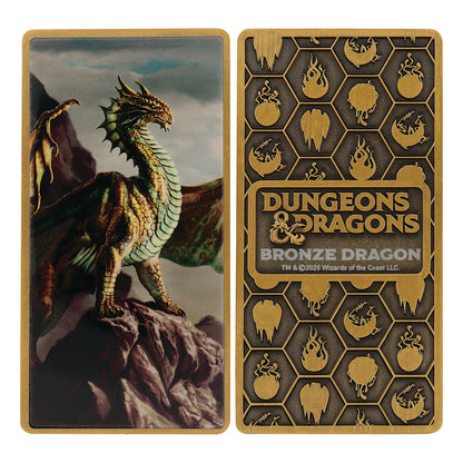 Dungeons & Dragons – Metallic Dragons 5 Piece Ingot Set