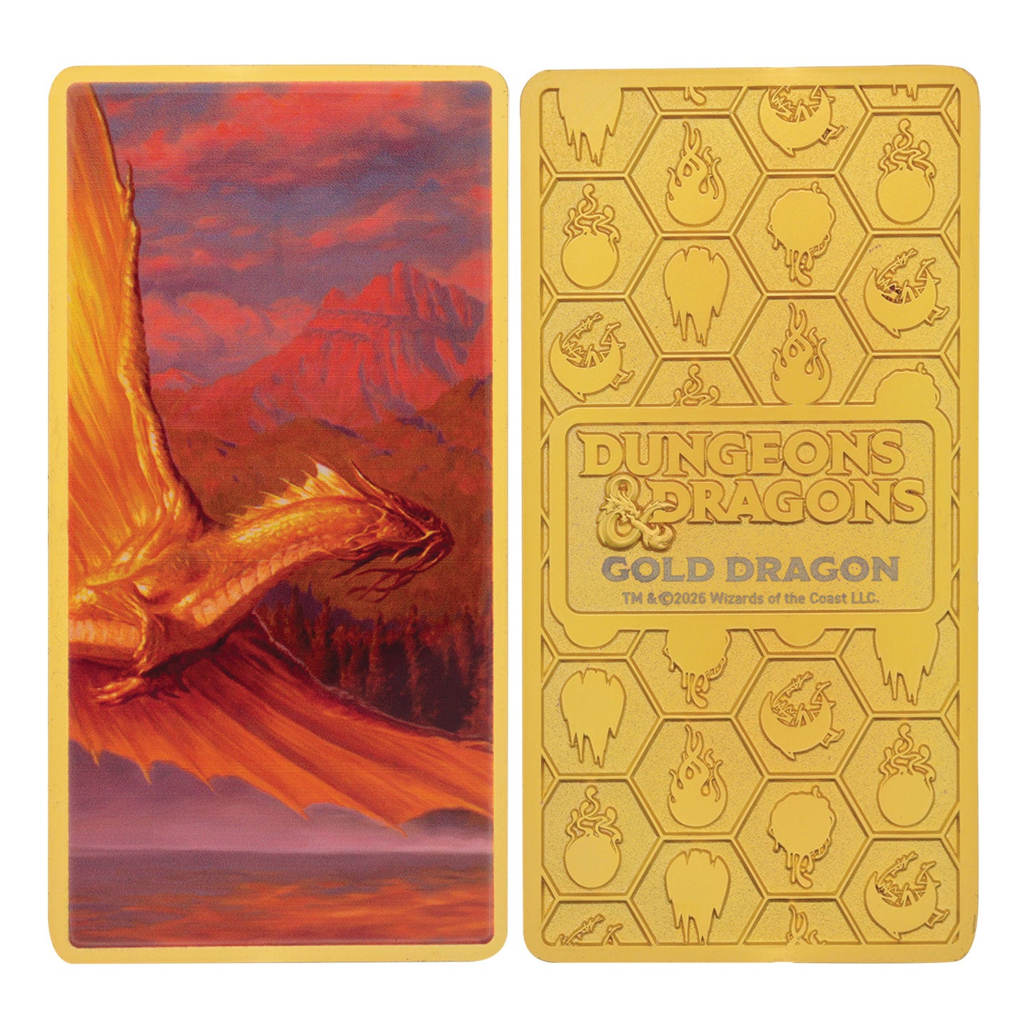 Dungeons & Dragons – Metallic Dragons 5 Piece Ingot Set