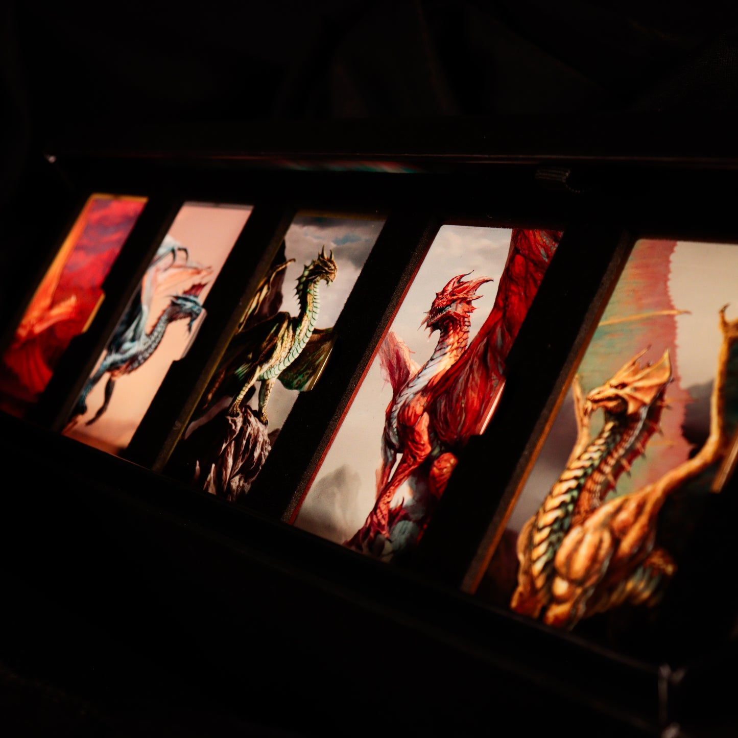 Dungeons & Dragons – Metallic Dragons 5 Piece Ingot Set