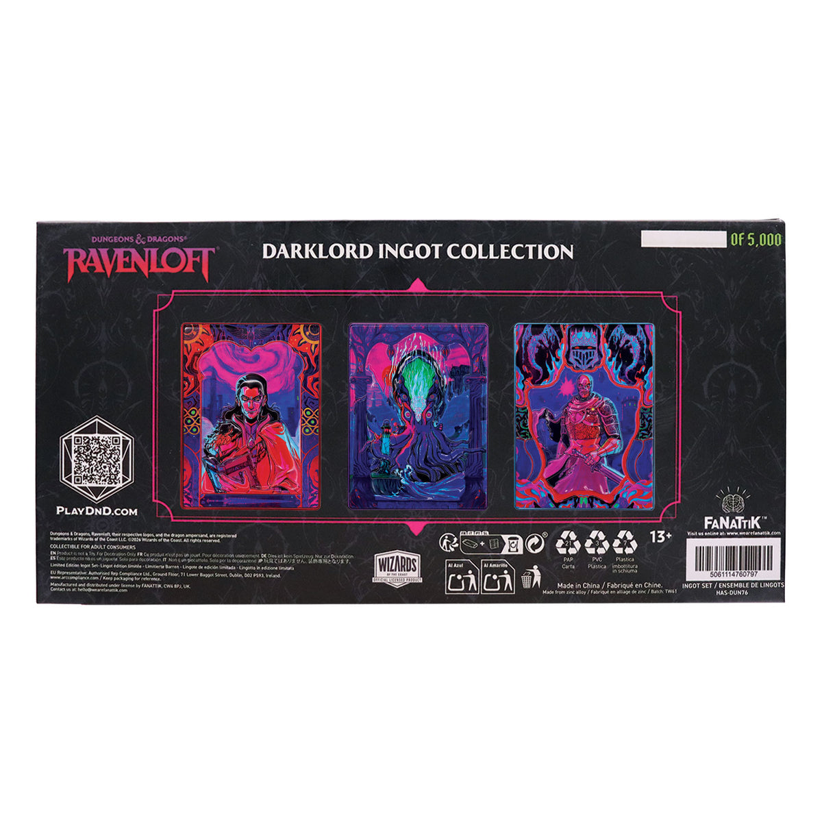 Dungeons & Dragons – Limited Edition Set of Three Ravenloft Darklord Ingots