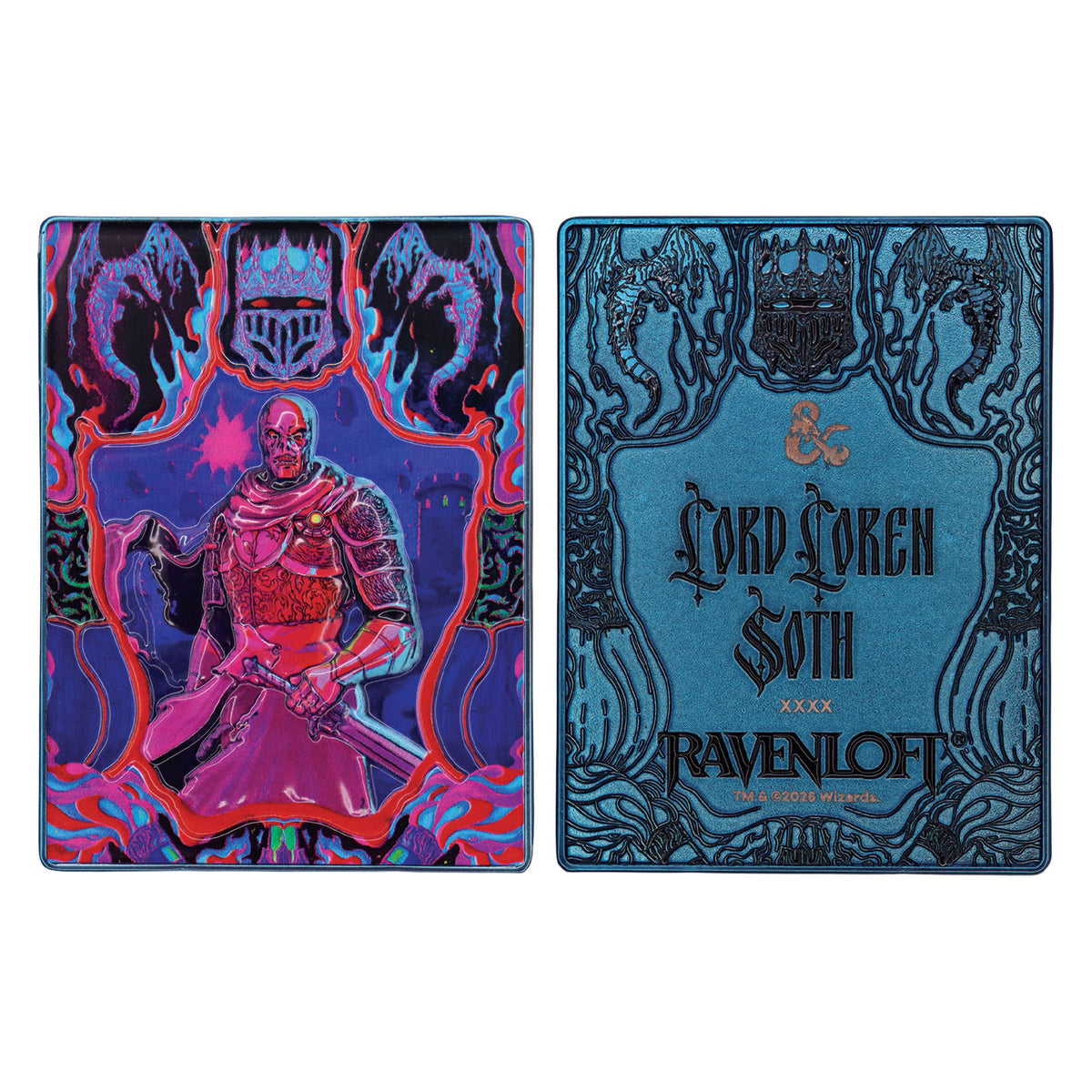 Dungeons & Dragons – Limited Edition Set of Three Ravenloft Darklord Ingots