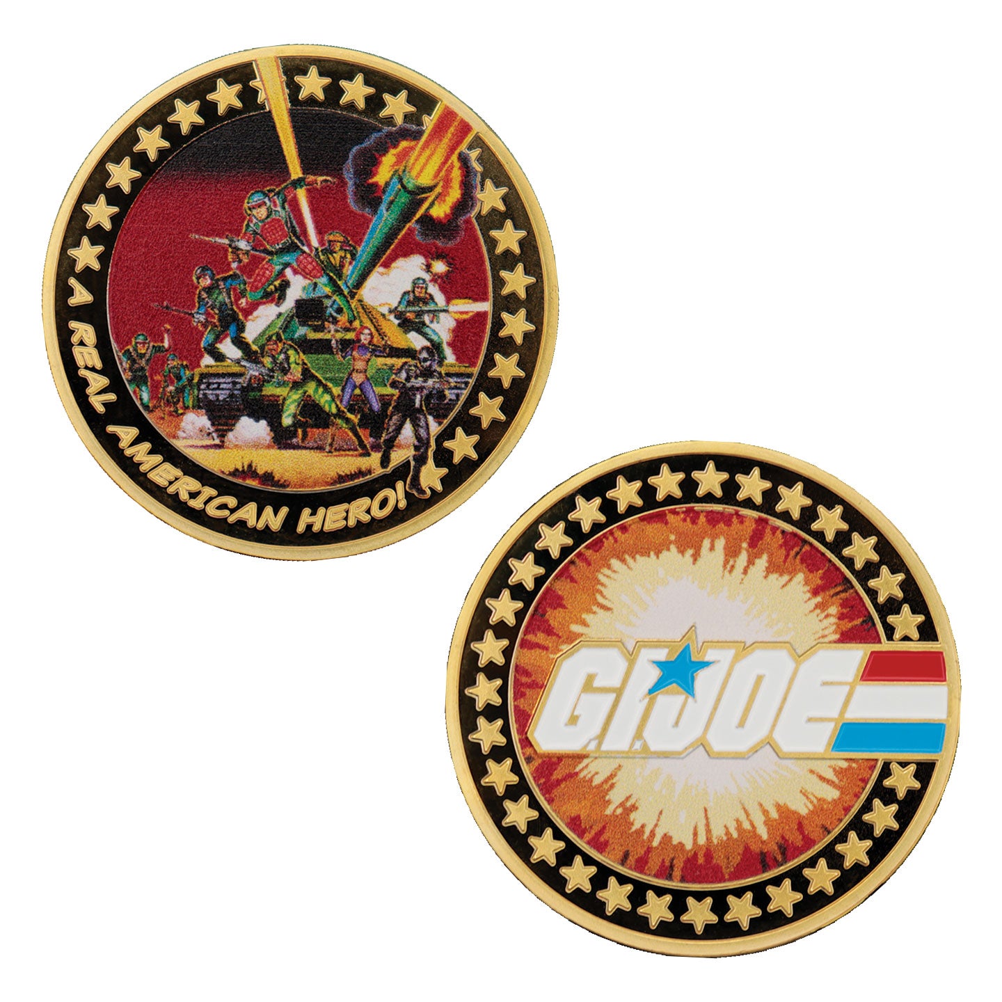 G.I. Joe: A Real American Hero 60th Anniversary 24k Gold Plated Coin