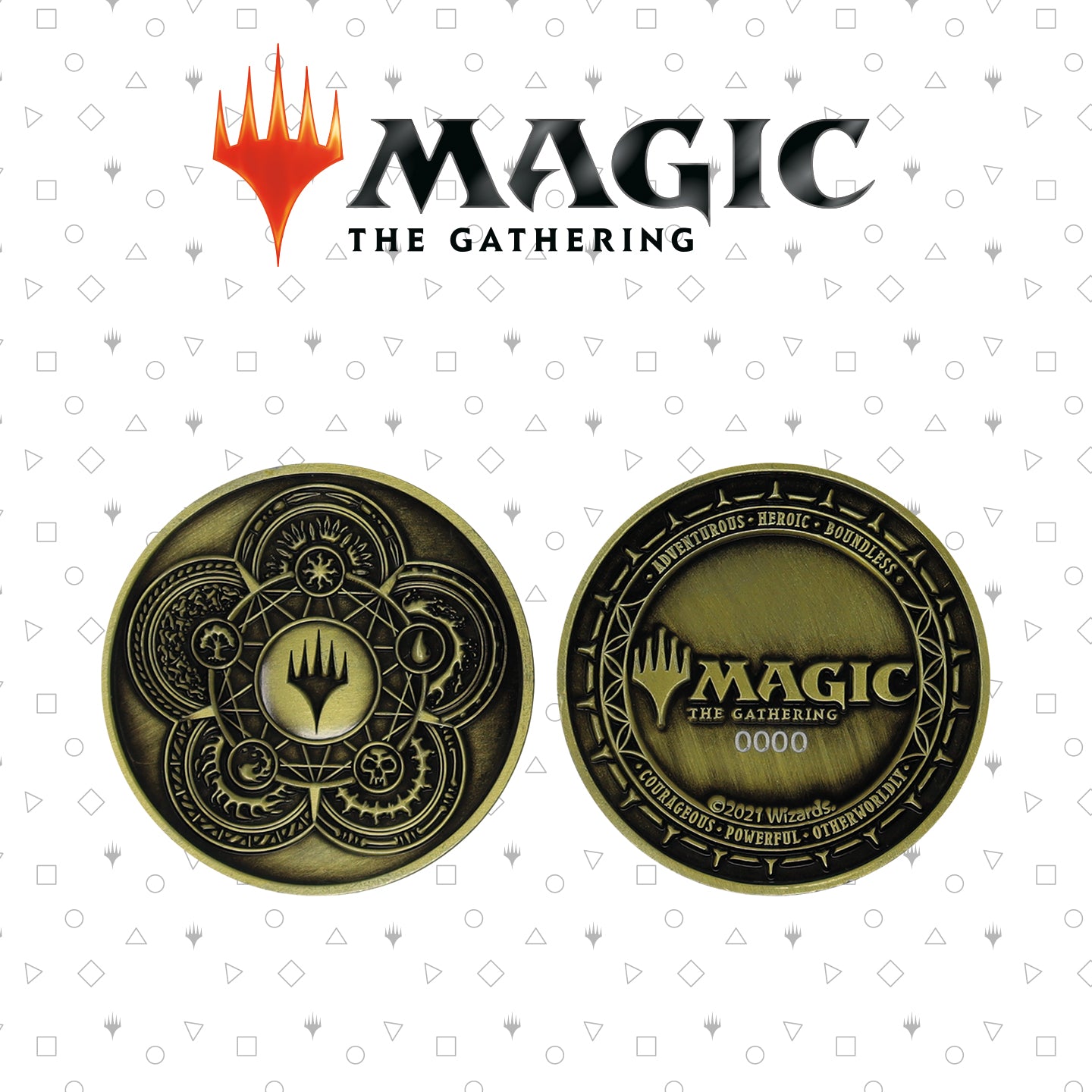 Magic the gathering limited edition collectible coin from Fanattik