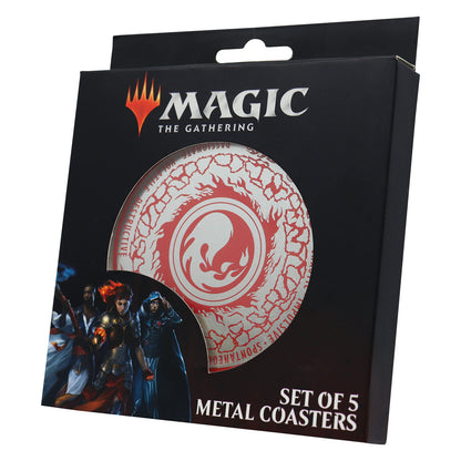 Magic the Gathering Set of 5 Printed Metal Coasters