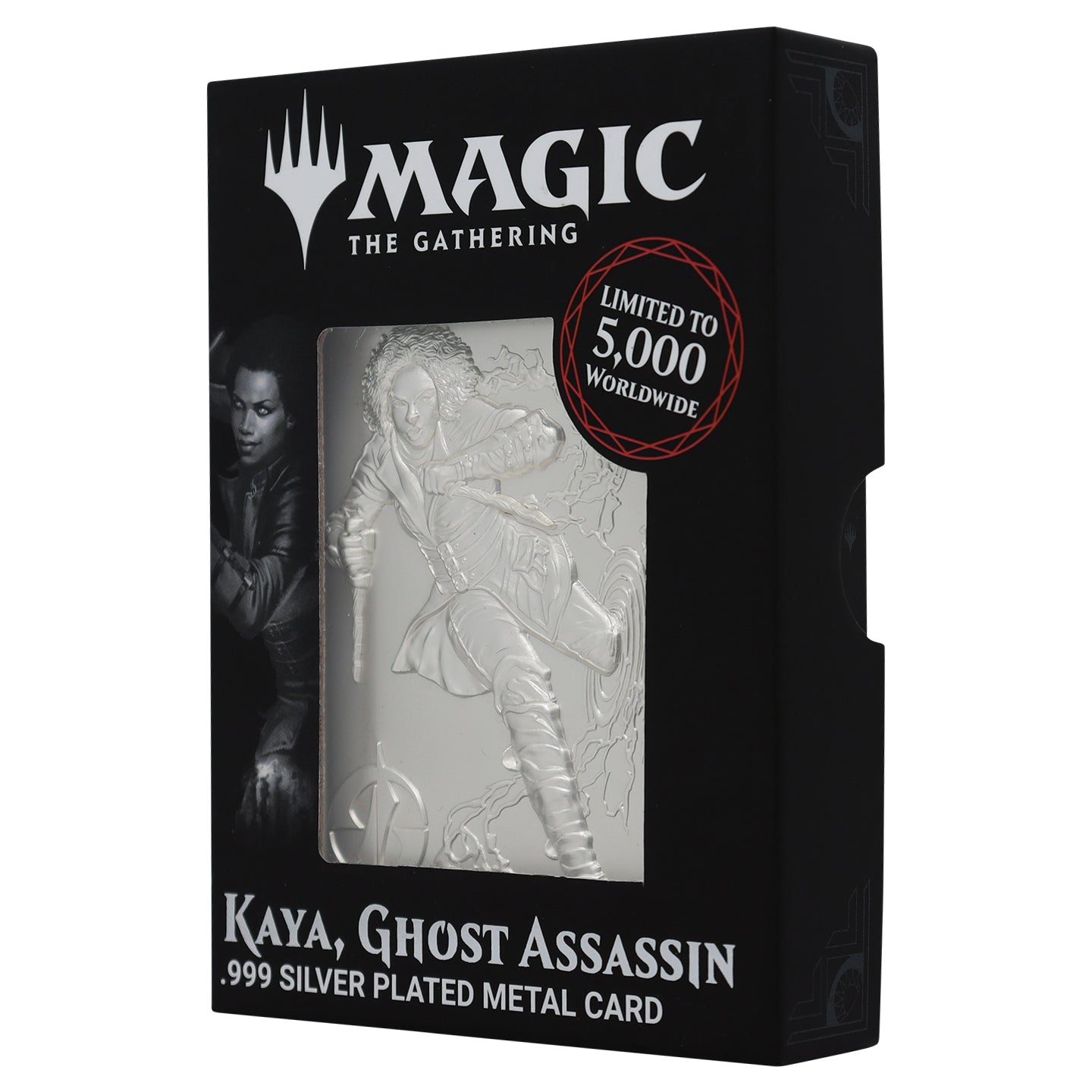 Magic the Gathering Limited Edition .999 Silver Plated Kaya, Ghost Assassin Ingot