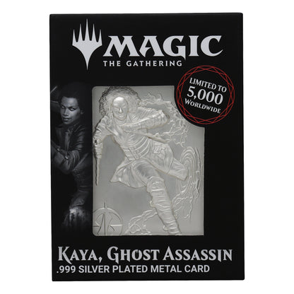 Magic the Gathering Limited Edition .999 Silver Plated Kaya, Ghost Assassin Ingot