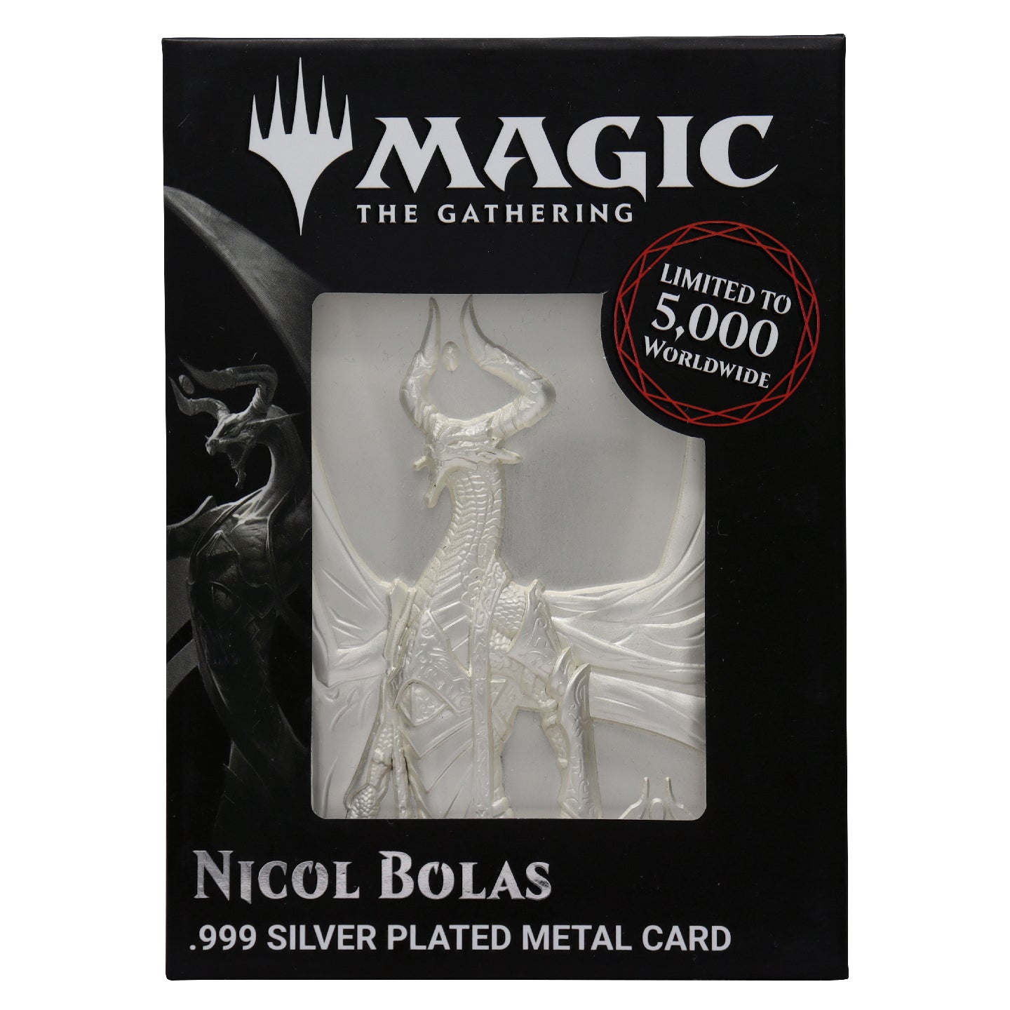 Magic the Gathering Limited Edition .999 Silver Plated Nicol Bolas Ingot