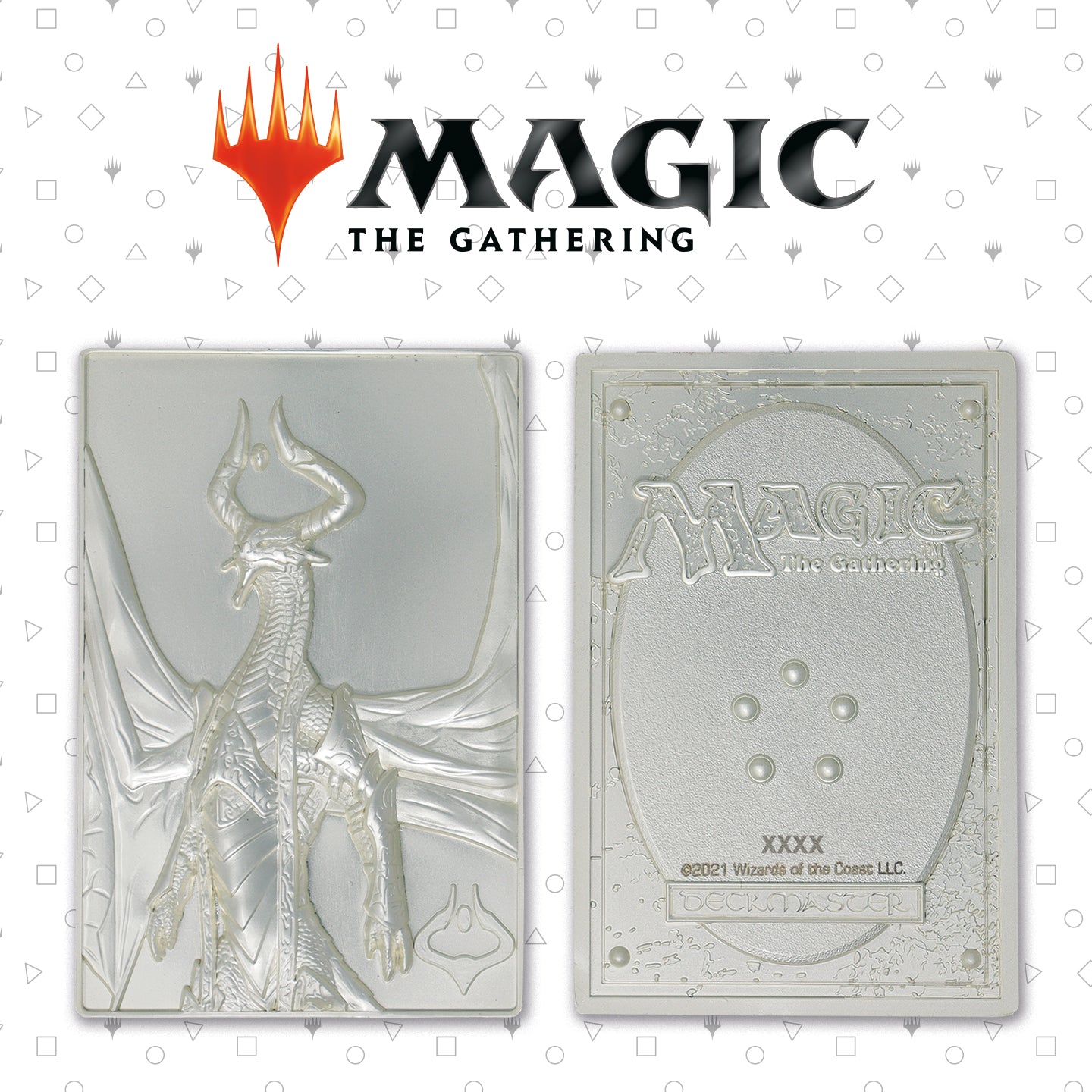 Magic the Gathering Limited Edition .999 Silver Plated Nicol Bolas Ingot