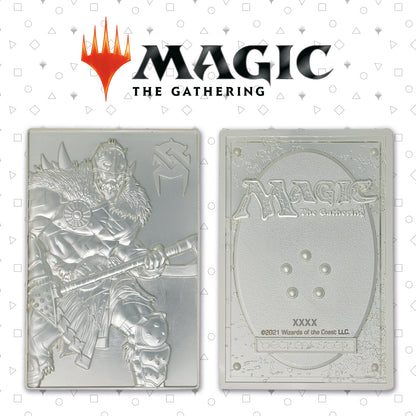 Magic the Gathering Limited Edition .999 Silver Plated Garruk Wildspeaker Ingot