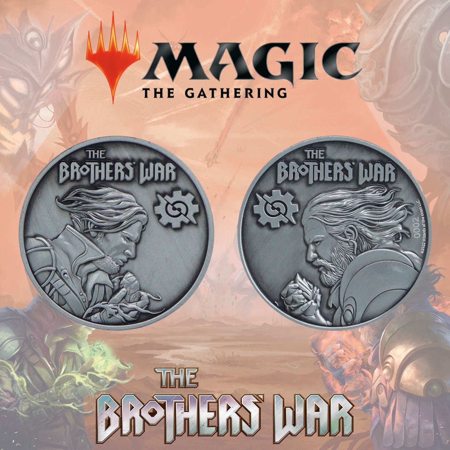 Magic the Gathering Limited Edition Brothers War Collectible Coin