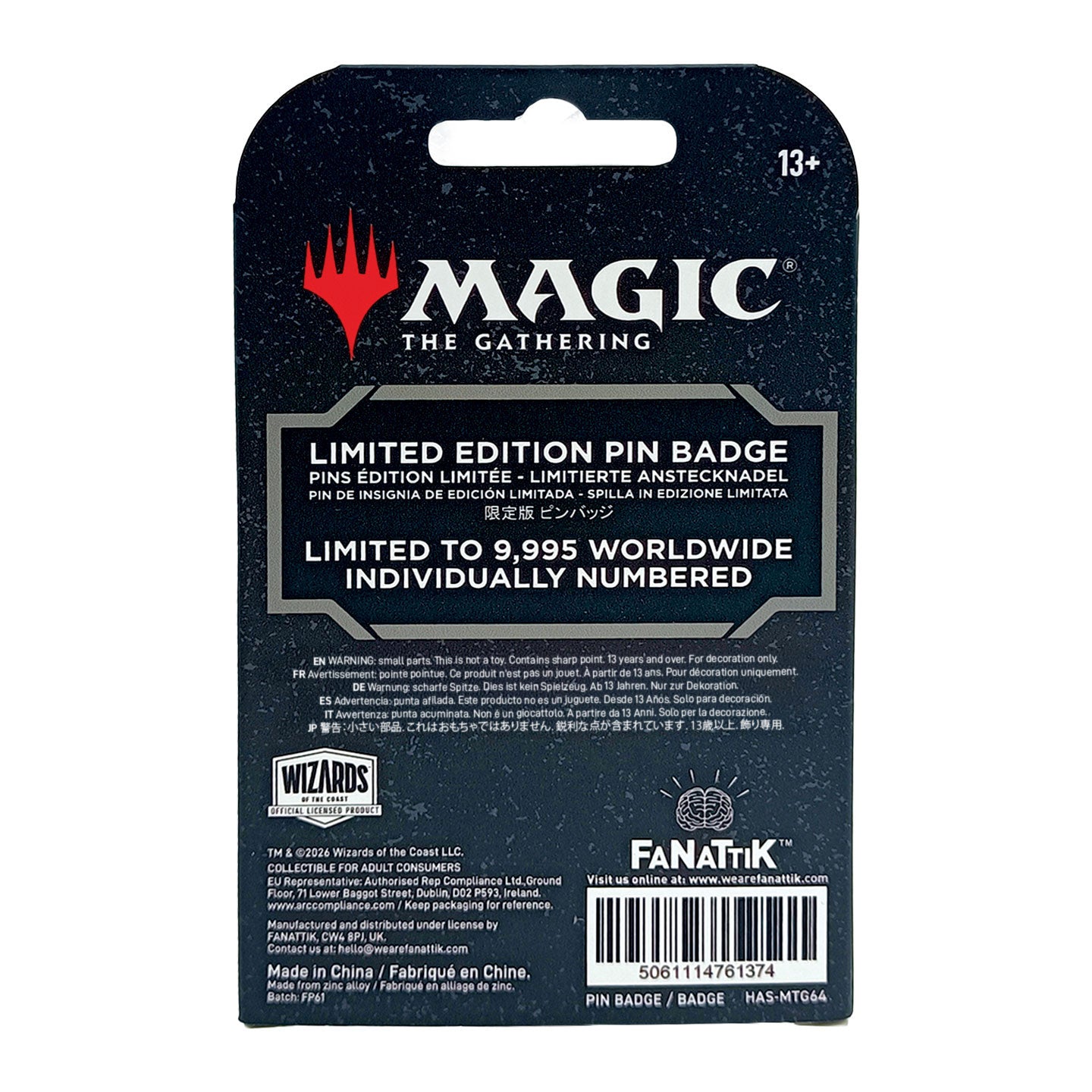 Magic: The Gathering – Limited Edition Planeswalker Pin Badge