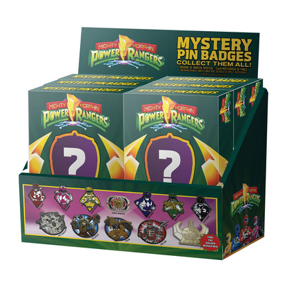 Power Rangers - Mystery Pin Badge CDU Containing 12 Blind Boxes