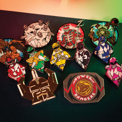 Power Rangers - Mystery Pin Badge CDU Containing 12 Blind Boxes
