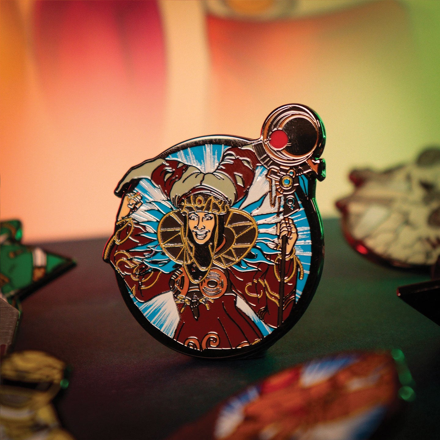 Power Rangers - Mystery Pin Badge CDU Containing 12 Blind Boxes