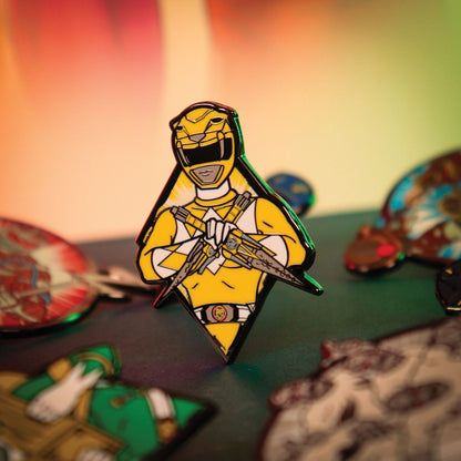 Power Rangers - Mystery Pin Badge CDU Containing 12 Blind Boxes