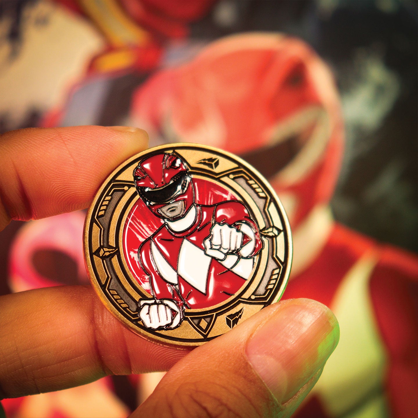 Power Rangers – Limited Edition Red Ranger Coin