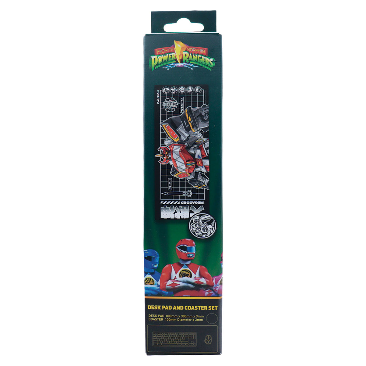Power Rangers – Desk Pad & Coaster Set