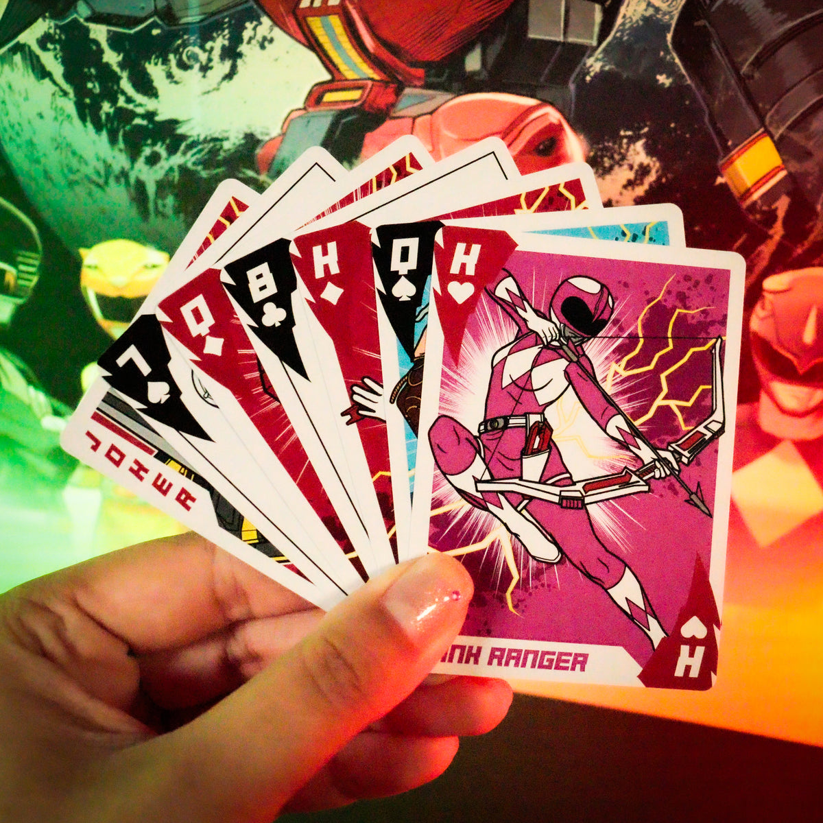 Power Rangers – Playing Cards CDU of 12 Packs