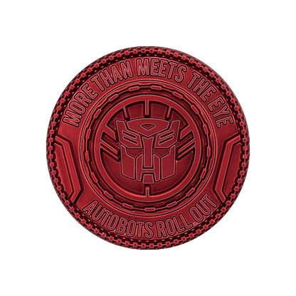 Transformers 40th Anniversary Autobot Collectible Metal Medallion