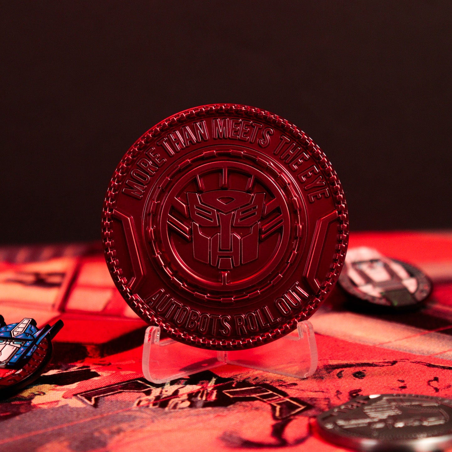 Transformers 40th Anniversary Autobot Collectible Metal Medallion