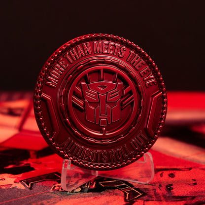 Transformers 40th Anniversary Autobot Collectible Metal Medallion