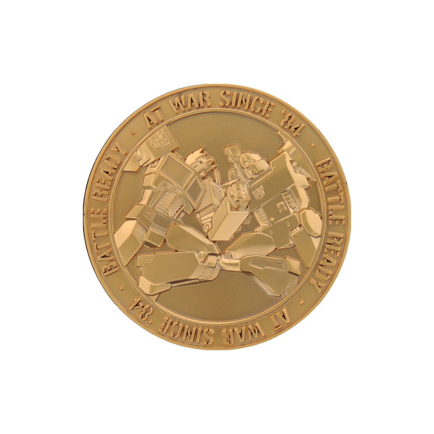 Transformers 40th Anniversary 24k Gold Plated Coin