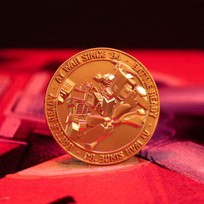 Transformers 40th Anniversary 24k Gold Plated Coin