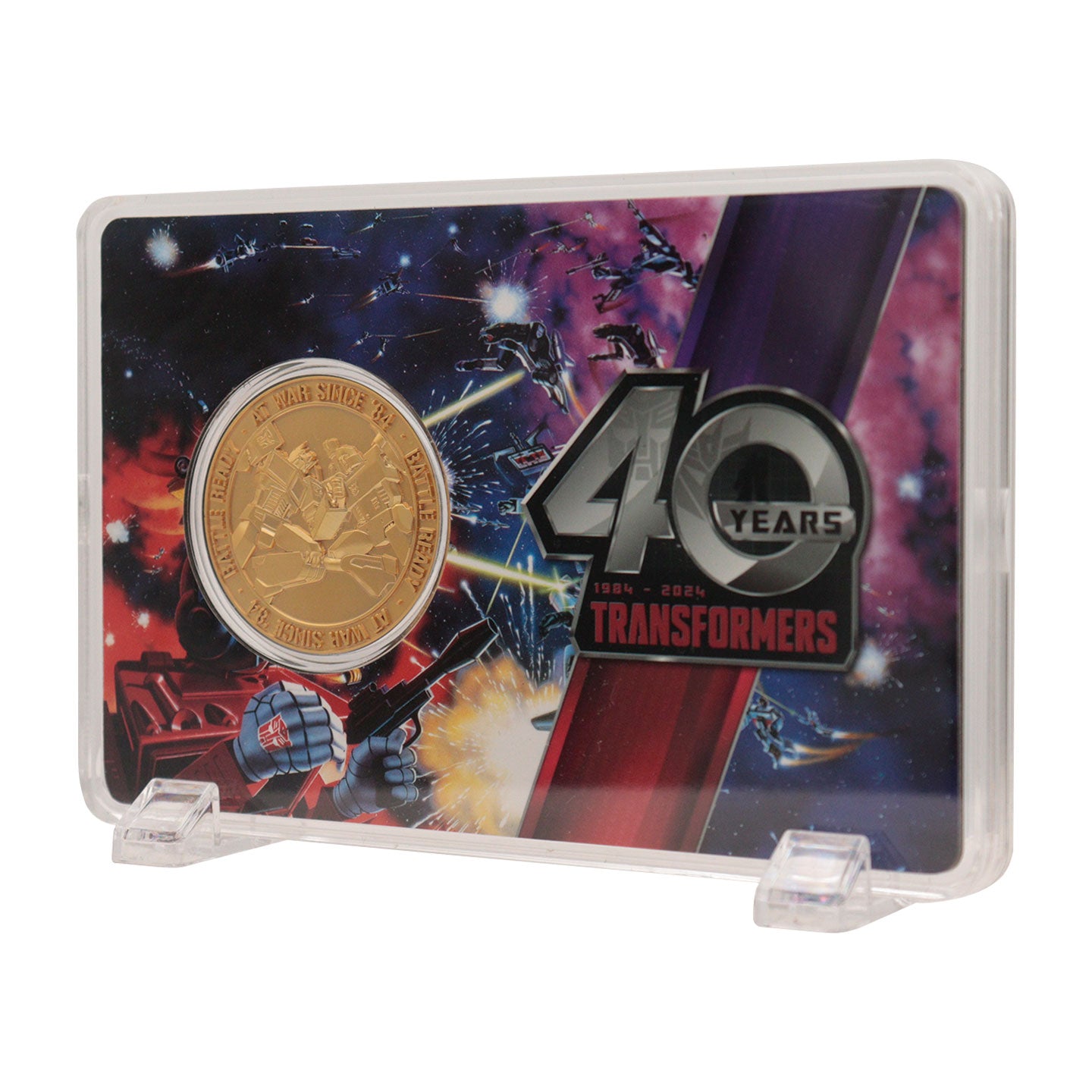 Transformers 40th Anniversary 24k Gold Plated Coin