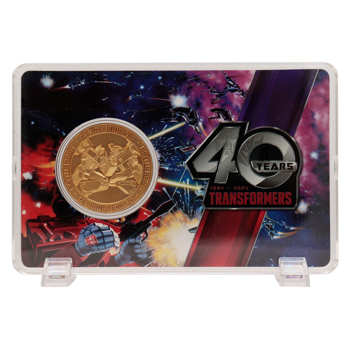 Transformers 40th Anniversary 24k Gold Plated Coin