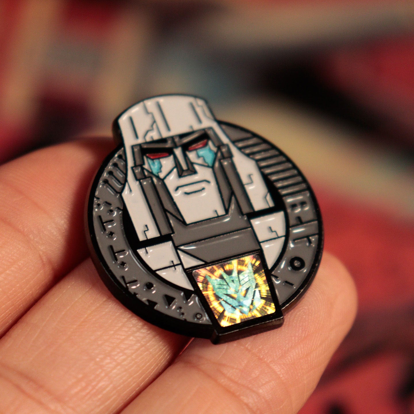 Transformers 40th Anniversary Twin Set of Pin Badges lifestyle