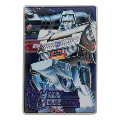 Transformers 40th Anniversary Decepticons Collectible Metal Ingot