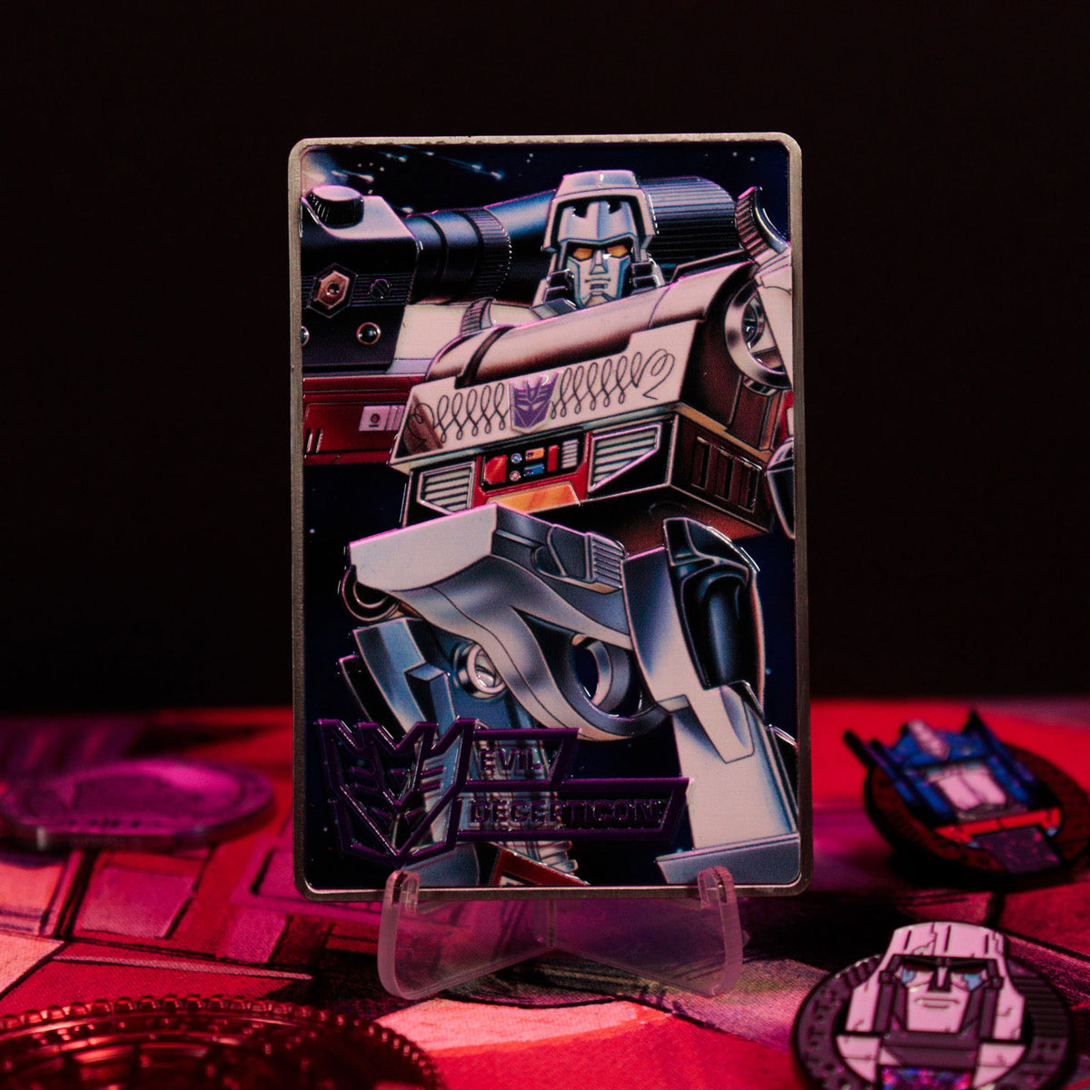 Transformers 40th Anniversary Decepticons Collectible Metal Ingot