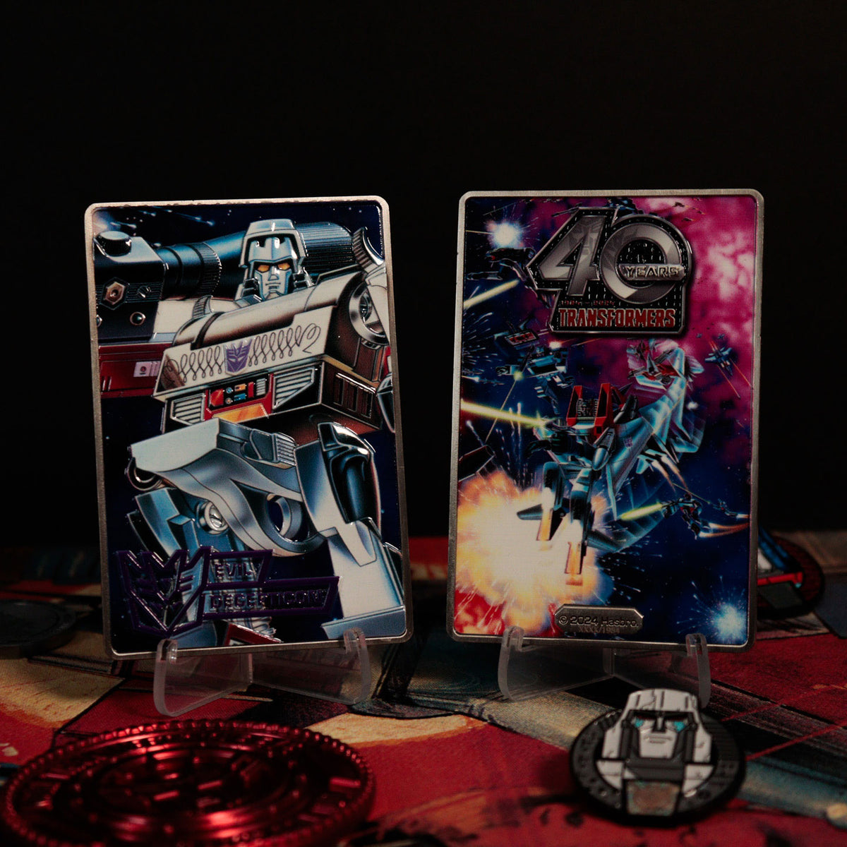 Transformers 40th Anniversary Decepticons Collectible Metal Ingot