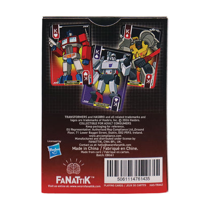 Transformers – Playing Cards CDU Containing 12 Packs