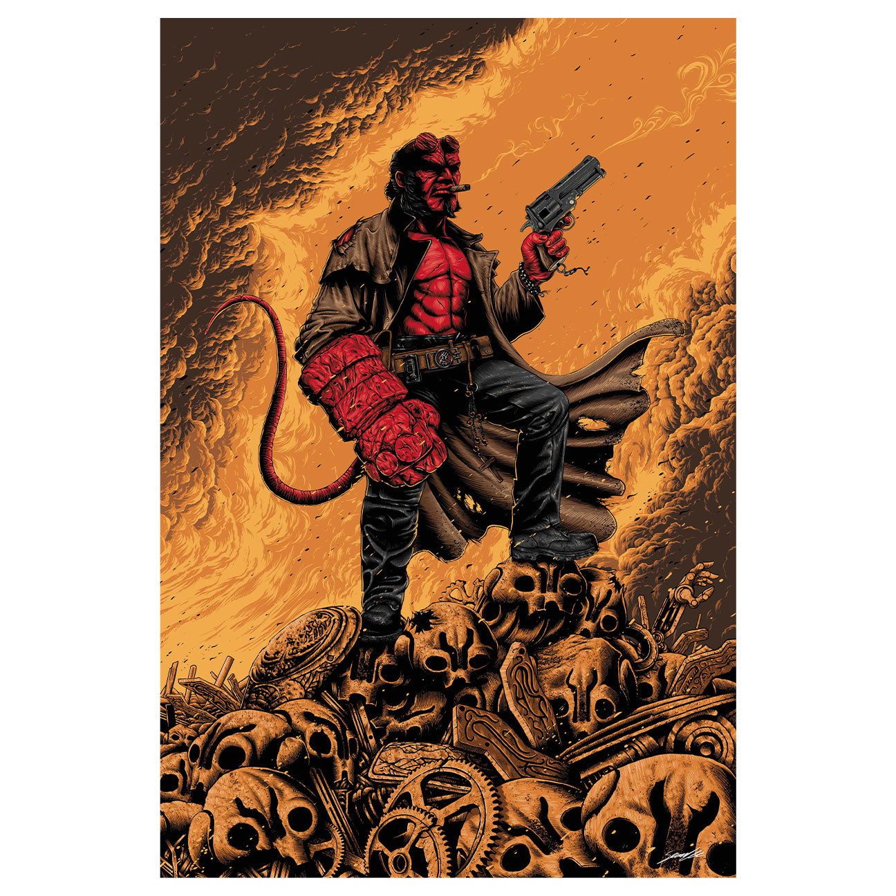 Hellboy Limited Edition Art Print