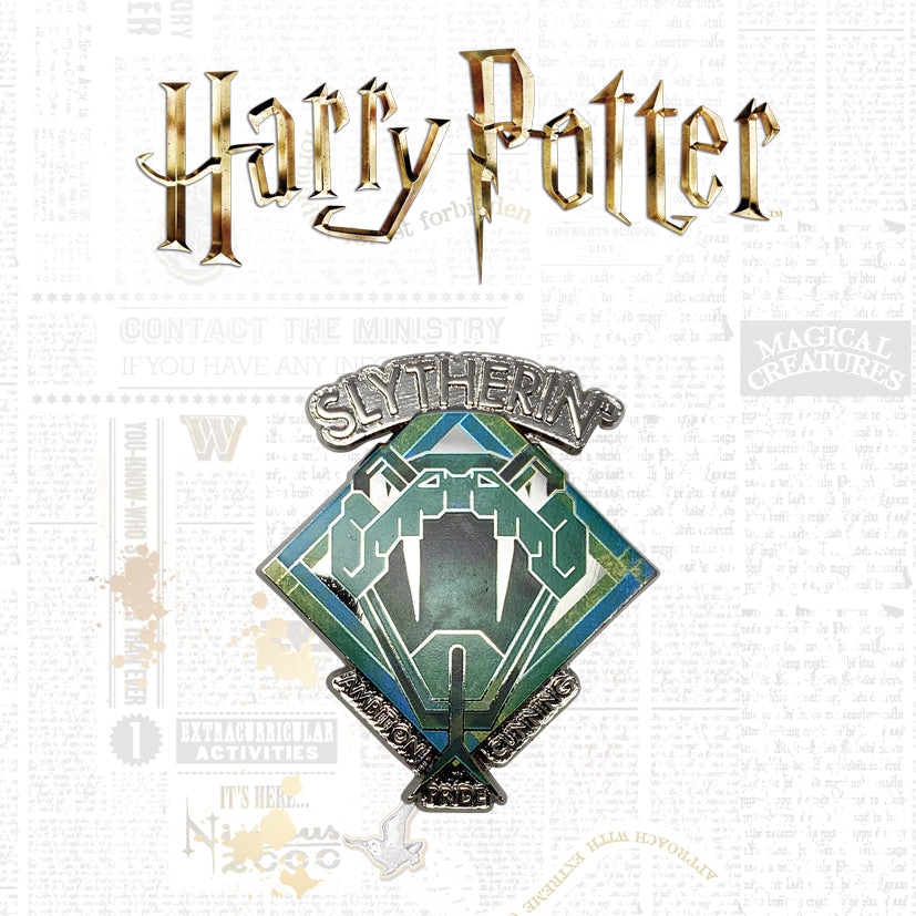 Harry Potter Slytherin limited edition snake pin badge from Fanattik