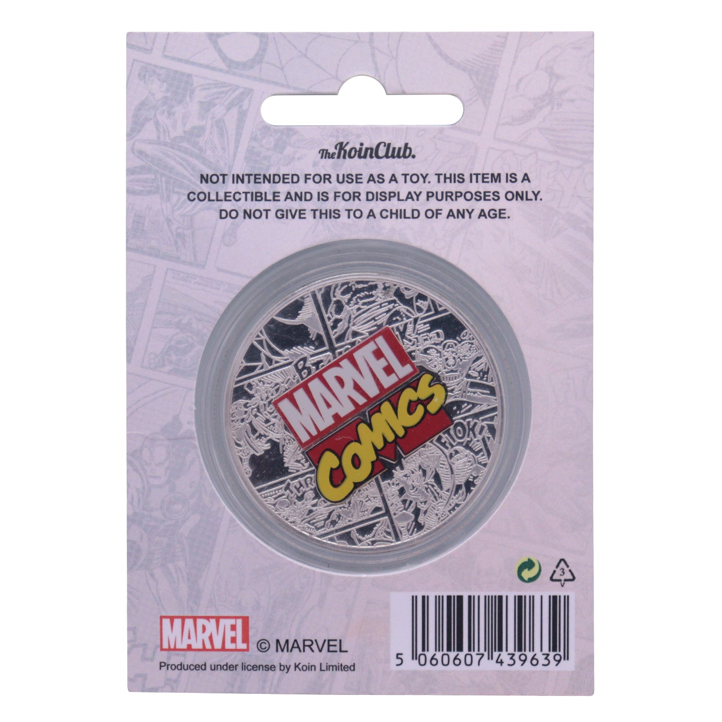 Marvel Limited Edition .999 Silver Plated Hulk Collectible Coin