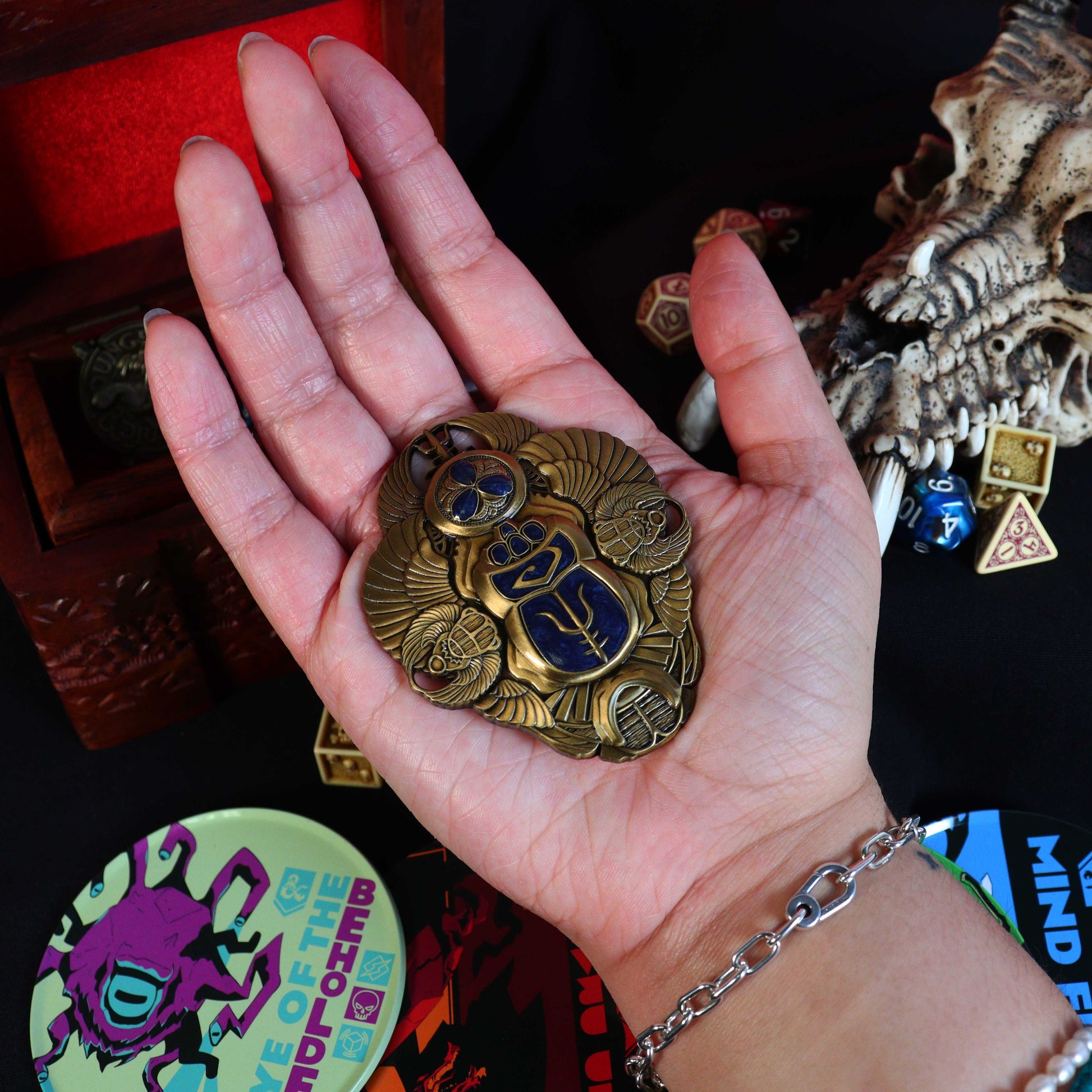 Dungeons & Dragons Scarab of Protection Metal Replica from Fanattik