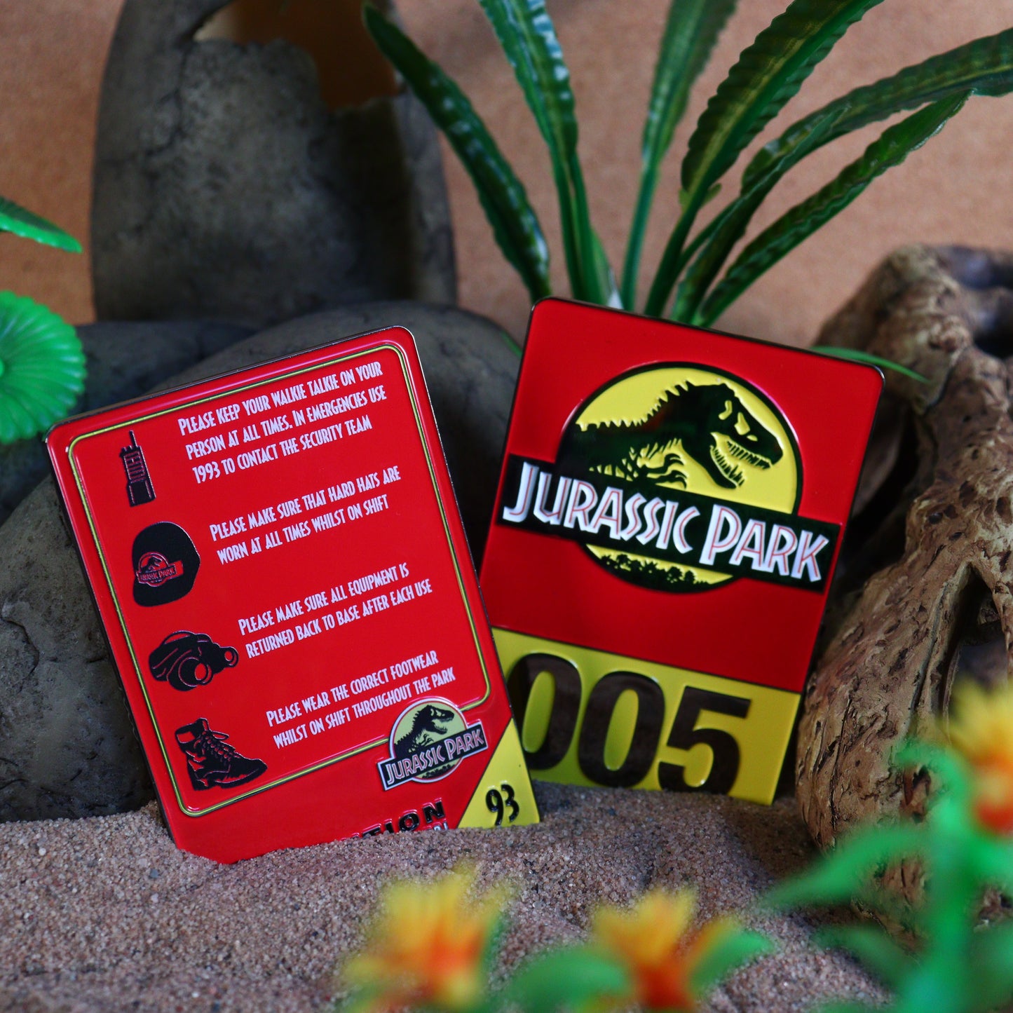 Jurassic Park Limited Edition 30th Anniversary Replica Vehicle I.D Ingot