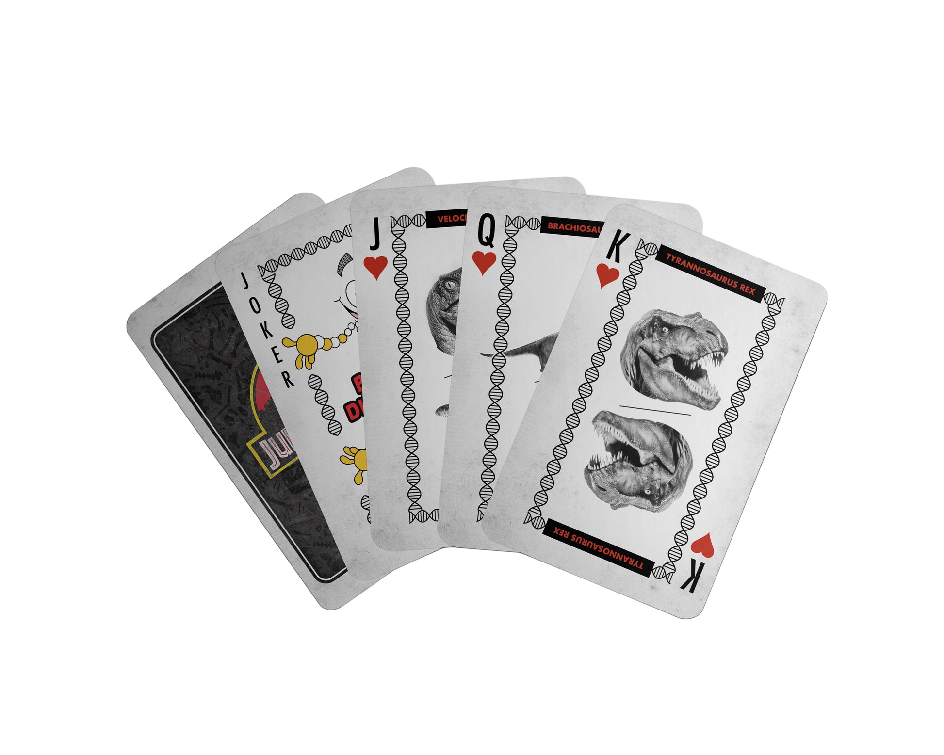 Jurassic Park gift shop playing cards from Fanattik