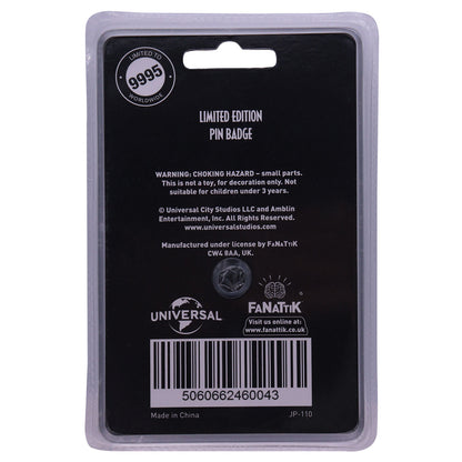 Jurassic Park limited edition enamel dinosaur pin badge