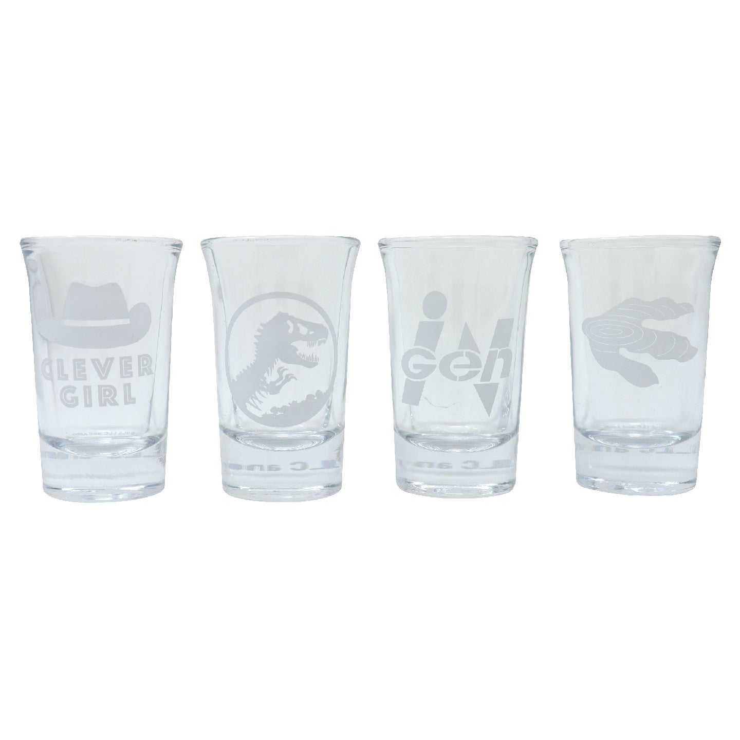 Jurassic Park Premium Set of 4 Shot Glasses