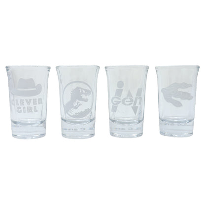 Jurassic Park Premium Set of 4 Shot Glasses