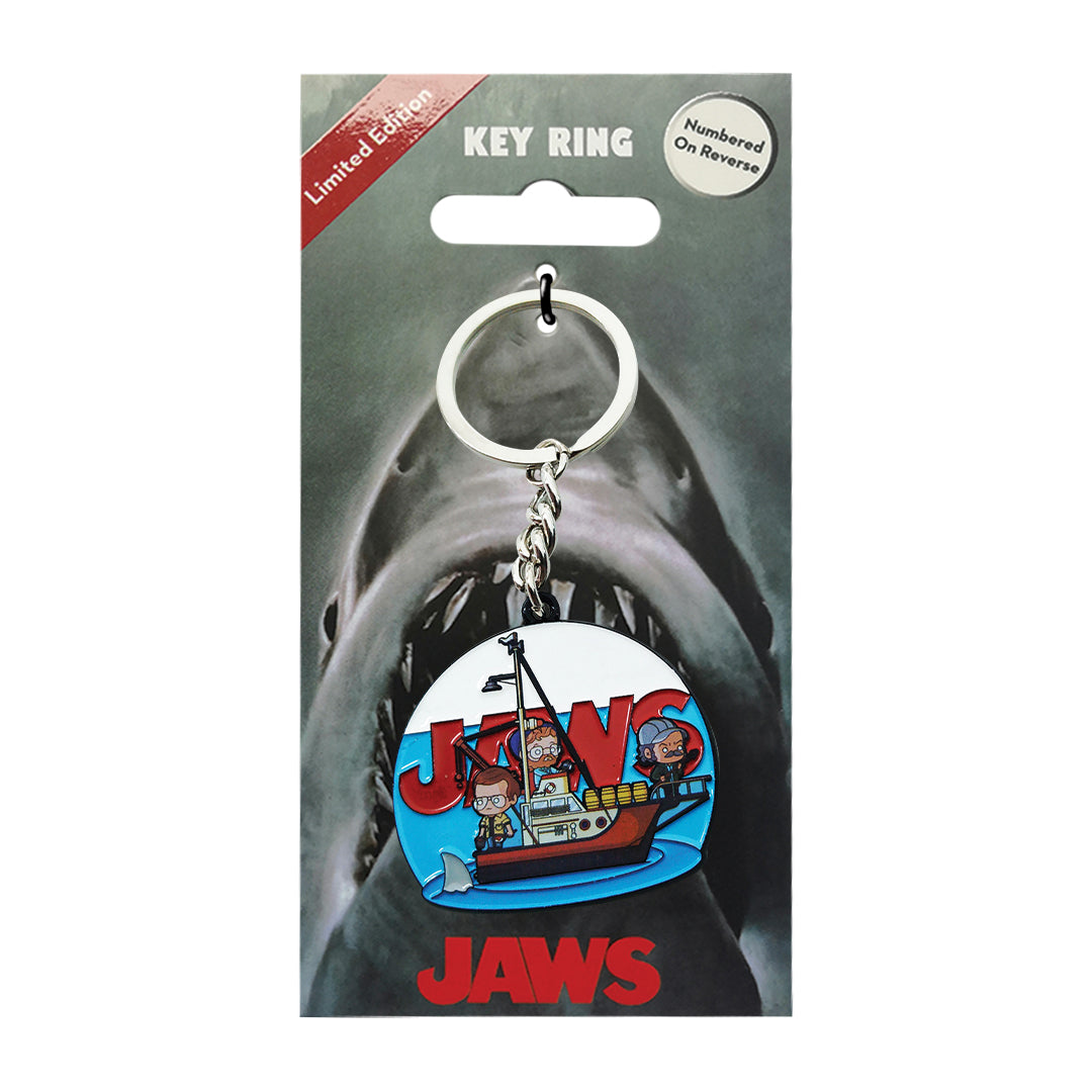 Jaws limited edition enamel key ring from Fanattik