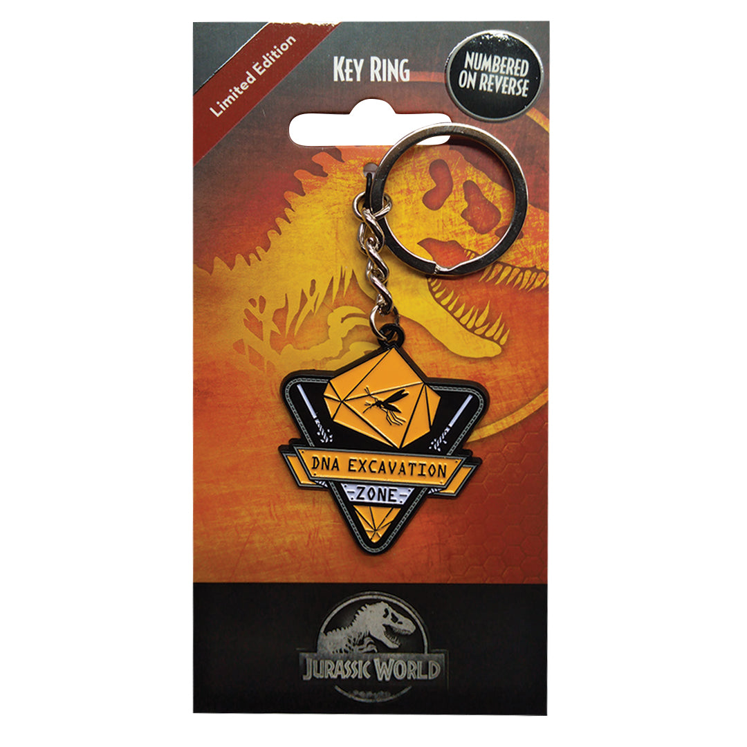 Jurassic World Limited Edition DNA Excavation Zone Key Ring
