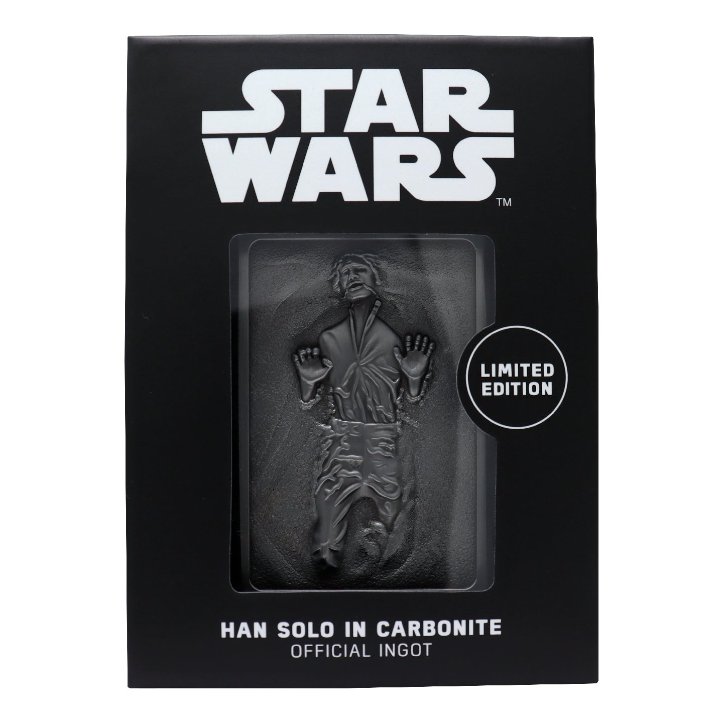 Star Wars metal collectible Han Solo in Carbonite from Fanattik