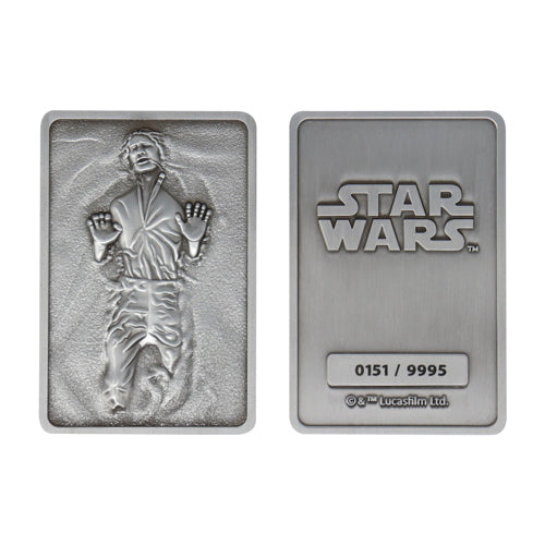 Star Wars metal collectible Han Solo in Carbonite from Fanattik