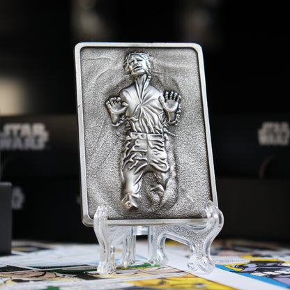 Star Wars metal collectible Han Solo in Carbonite from Fanattik