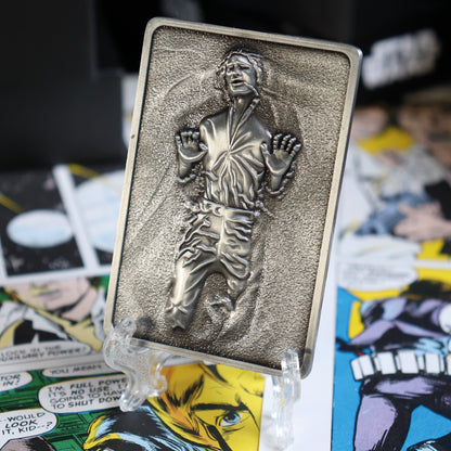 Star Wars metal collectible Han Solo in Carbonite from Fanattik